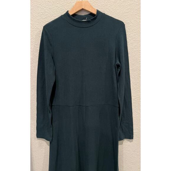 NWT Vince Mock Neck Long Sleeve A-Line Dress Size Large - Picture 3 of 9